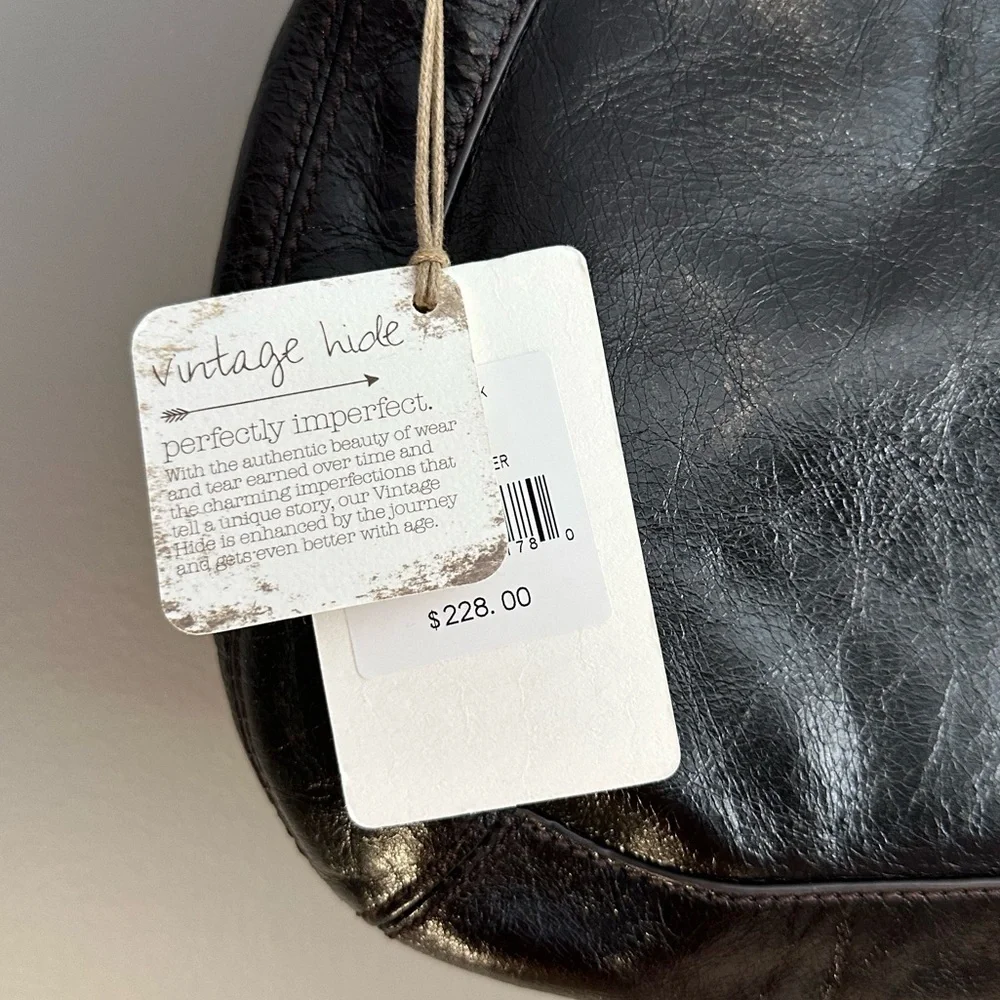 HOBO Black Leather Shoulder Bag
